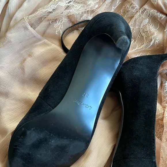 &Other Stories Mary-jane suede kitten heels 37 - Picture 3 of 4